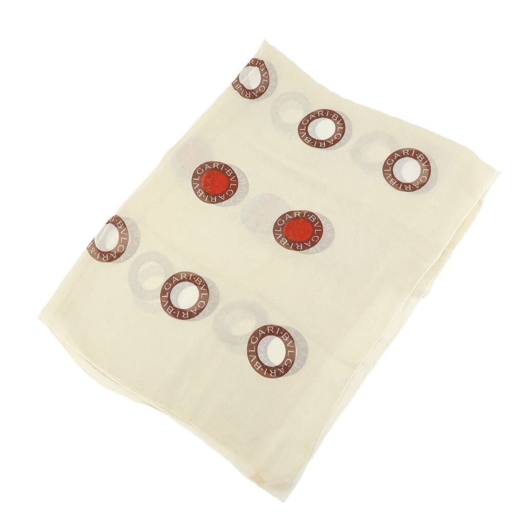 Bvlgari Silk Scarf Beige